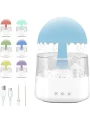 Cloud Rain Humidifier Night Light Aromatherapy Essential Oil Diffuser 7 Colors