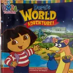 【 愛探險的朵拉 】迪士尼 朵拉DORA WORLD ADVENTURE 英文繪本 故事書 童書