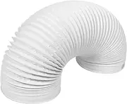 HAKIDZEL Portable Exhaust Hose Flexible Vent Duct for Air Conditioner Durable Foil Composite Optimized for Ventilation and Dryer Efficiency