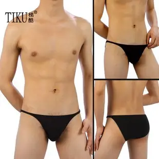 TIKU 正品梯酷 男士冰絲性感誘惑 超薄透明三角內褲  九色
