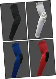 Abaodam 1Pc Sports Arm Sleeve Xl Protective Elbow Sleeve for Basketball Cycling and Outdoor Activities Breathable White Compression Sleeve for and Comfort