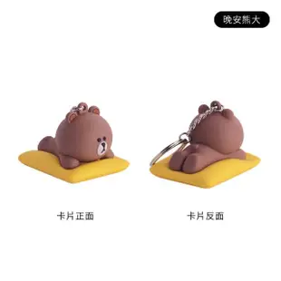 【iPASS 一卡通】LINE FRIENDS《晚安熊大》立體造型一卡通 代銷(Brown)