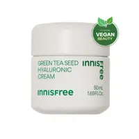 在飛比找蝦皮購物優惠-悅詩風吟 Innisfree 新綠茶籽透明質酸高保濕霜,50