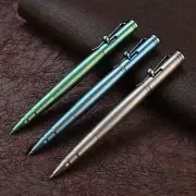 EDC Titanium Bolt Action Pocket Ballpoint Pen Tools Pen Office Stationery pen