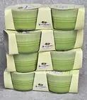 Set of 8 RARE RETIRED LE CREUSET Stoneware PALM Green 7 3/4oz Ramekins FREEUSHIP