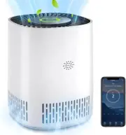 Philips 800i Series Compact Air Purifier, 49m2, HEPA & Activer Carbon Filter