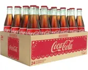 24 Bottles Mexican Coca-Cola Coke 355ml | Authentic Mexican Coke Soft Drink