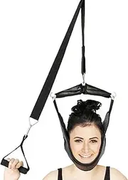 Neck Stretcher, Home Use Cervical Neck Traction Device, Portable Relieving Pains Necks Stretcher Strap Cervical Traction Over Door Device, Relieving Stress Necks Hammock Tractions Stretchers