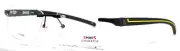 SPORTS CHARRIOL SP23047B C4 Black Mens Rectangle Eyeglasses 55-17-142 B:34