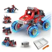 8 in 1 STEM Kits for Kids Age 6-8, DIY Electronic Monster Truck Robot B
