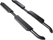 ADCCH Fixed Side Step Compatible for Land Rover Defender 110/130 L663Side Pedal Aluminum Alloy High Strength Anti(110 Gloss Black)