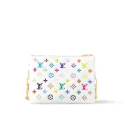 Authentic New) Louis Vuitton x Takashi Murakami LV x TM Coussin PM - M13233