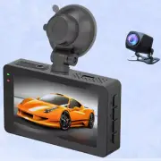 Car DVR Dual Lens Dash Cam 170° Wide Angle Video Recorder Night Vision G-Sensor