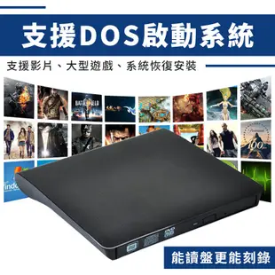 USB 3.0 DVD-ROM 外接光碟機【可燒錄DVD、CD讀取DVD、CD】