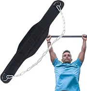 Dip Belt,Weighted Lifting Belt with Steel Chain | Bodyweight Exercises Strength Training Accessories for Pull-Up Home Gym Workout