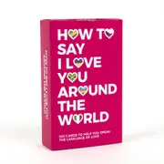 100pc Gift Republic How To Say I Love You Around The World Card Deck Game Set