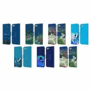 OFFICIAL SIMONE GATTERWE LIFE IN SEA LEATHER BOOK CASE FOR APPLE iPOD TOUCH MP3