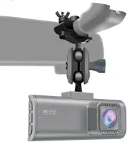 YeeBeny Dash Cam Mount Rear View Mirror Holder, Redtiger Black