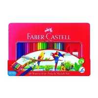 在飛比找蝦皮商城優惠-輝柏Faber- Castell 48色水性彩色鉛筆(鐵盒)