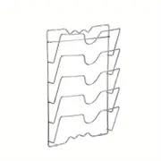 Wall-Mounted Multifunctional Kitchen Pot and Lid Rack