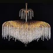 Asfour Crystal 2 Chandelier in Chrome or Gold