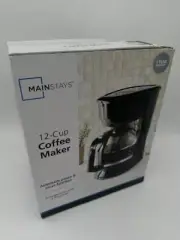 Mainstays Black 5-Cup Drip Coffee Maker, New-But-Used /Read Description