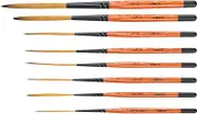 Andrew Mack Drag'n Fly by Ted Turner 8 Brush Set Series DF Sizes 0000-5