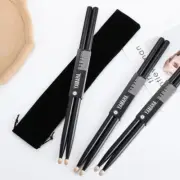 Black 5a Maple Drum Sticks - 1 Pairs Bag 41.5cm Wood Drum Sticks Teardrop Head