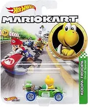 Hot Wheels Yellow Koopa Troopa Mariokart Character Car Diecast 1:64 Scale