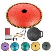 Steel Tongue Drum 14Notes 14 Inches Handpan Drum Percussion for Adult & Kids