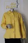 zara Oversized yellow tweed jacket