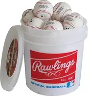 Rawlings Bucket with 2 Dozen OLB3 Baseballs