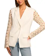 Ramy Brook Kelsey Crochet Sleeve Jacket