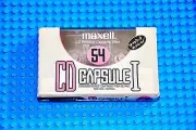 MAXELL CD CAPSULE I 54 1990 TYPE I BLANK CASSETTE TAPE (1) (SEALED)
