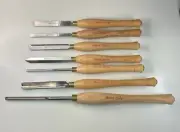 Set of 7 Robert Sorby Wood Chisel! Sizes are pictured. EXCELLENT CONDITION!!!