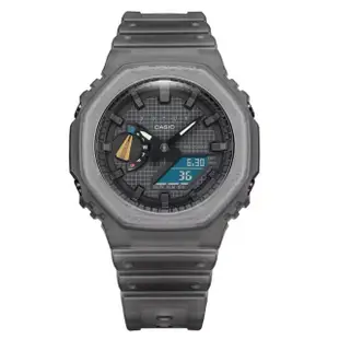 【CASIO 卡西歐】G-SHOCKxFUTUR聯名錶 GA-2100FT-8A_45.4mm