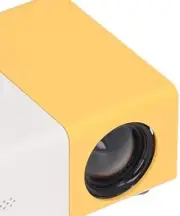 Mini Projector, Portable Mini 24 to 60in 1920x1080 Resolution Large Screen Pr...