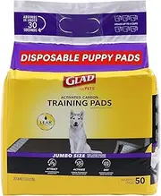 Glad for Pets Black Charcoal Puppy Pads | Puppy Potty Training Pads That Absorb & NEUTRALIZE Urine Instantly | New & Improved Quality