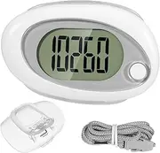 CORHAD Step Counter Clip Pedometer Silent Walking Tracker for Accurate Step Counting Portable Design Screen for Seniors Hiking Daily Use