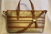 NWT BRAHMIN Mini Asher Mojave Vineyard Exclusive Genuine Leather Satchel Bag