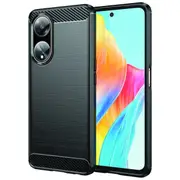 For Oppo A98 Case, Rugged Shockproof Heavy Duty Snti Slip Protective Case Cover (Black)