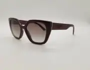 NEW Prada Burgundy Sunglasses SPR24X UAN-0A7 52/18/140