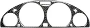 ATATNK Compatible for BMW 3 E46 M3 1998-2005 Frame Dashboard Cover Sticker Carbon Fiber Internal Instrument Panel Decorative Sticker