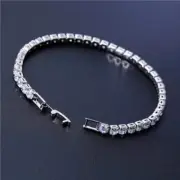 Tennis Bracelet Cubic Zirconia Iced Out Crystal Chain Bracelet