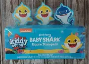 Pinkfong Baby Shark Kiddy Dough Set w/ 3 Count Tubs & 3 Figure Stampers NEW