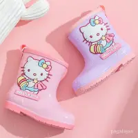 在飛比找蝦皮購物優惠-【韓係風】Hello Kitty 凱蒂貓四季卡通兒童雨靴女童