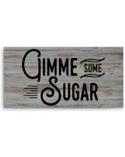 Ready2HangArt Gimme Some Sugar Wrapped Canvas Wall Art by Olivia Rose