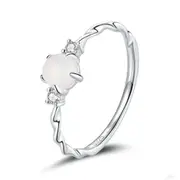 Silver plating Ring Finger Rings for Women Vintage Retro Stackable Rings Jewelry_8