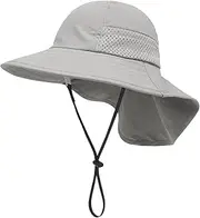 [Hailong Ming] Fisherman's Hat for Beach Holidays, Essential for Work, Hiking, Outdoor, Garden