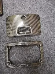 Carbon Fiber License Plate Frame Fit For Harley Davidson
